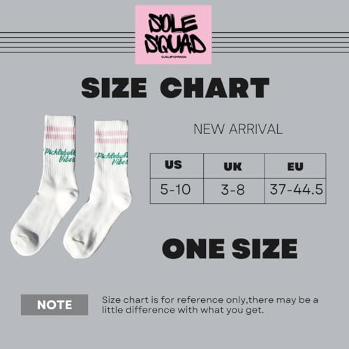 SOLE SQUAD Pickleball Socks for Women and Men – Great Pickleball Gifts and Accessories For Women - Pickleball Outfit - color: Pink Blue