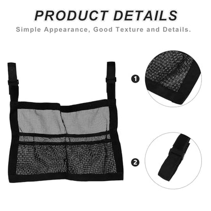 Mesh Ping Pong Paddle Holder - Hanging Table Tennis Equipment Mesh Storage Bag for Rackets and Balls - Easy to Install for Social Events, Summer Camps
