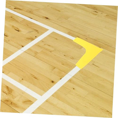 Kisangel 12pcs Court Marking Kit Durable Wind Resistant Lines for Easy Outdoor Sports Boundary Layout for Basketball Soccer Other Games Weatherproof User Friendly Design