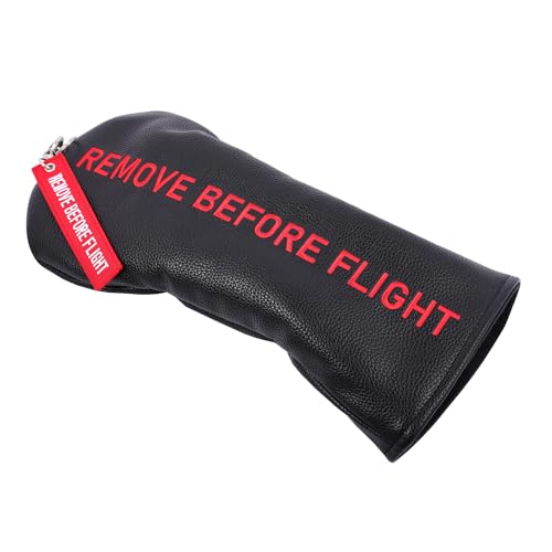 Golf Head Cover with RBF Design for Golf Club - size: for Driver, style: Black