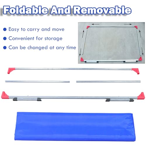 The Movable Ping Pong Ball Baffle,Folding Table Tennis Divider, Removable Ping Pong Field Fence Partition for Training & Gymnasium Use，（Set of 8） - color: Set of 8