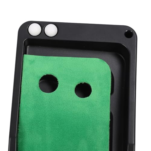 Club Putting Trainer, Automatic Ball Return System with Green Crystal Velvet Mat for Home Office Indoor Golf Practice