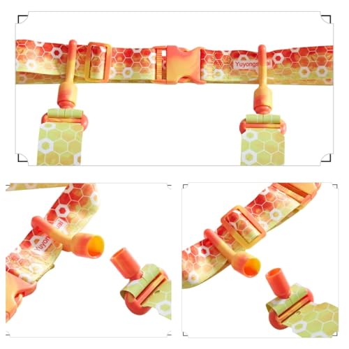 Flag Football Belts, Flag Football Kit for Children/Teenagers/Adults - color: Nacarat
