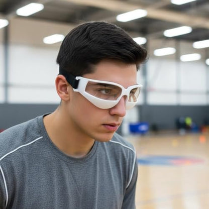 Basketball Dribbling Goggles Adjustable Sport Training Glasses Aid for Training Aid Basketball Equipment Safety Specs for Adult Teenagers Youth