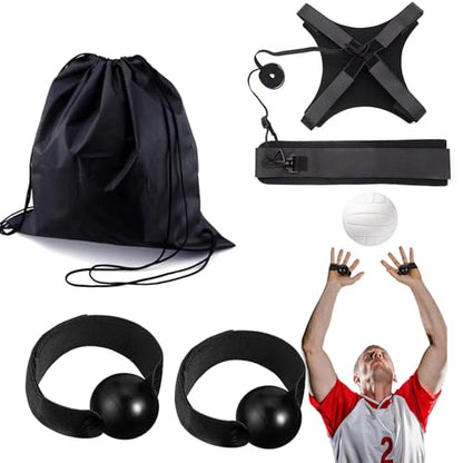 Volleyball Training Equipment Set, Solo Practice Volleyball Training, Includes Setter, Serve Trainer Practice Serving, Setting & Spiking, Rebounder