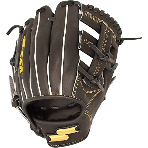 SSK Training Gear 10.5' Infield Baseball Training Glove Quick Hands Trainer One-Piece Web, Single Post Web Right Hand Throw - size: Single Post