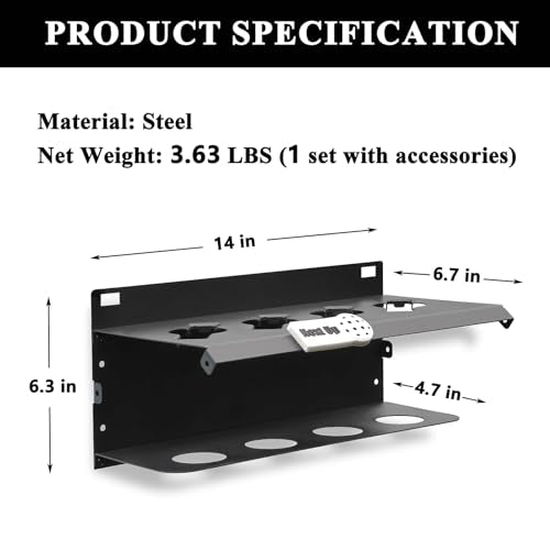 Pickleball Paddle Rack, 4/8/12-Paddle Holder, with Label to Track Next Up Players, Multiple Racks are Spliced to Achieve Expansion, Fence or Wall Mount, Steel, Black - color: BLACK - 3 SETS