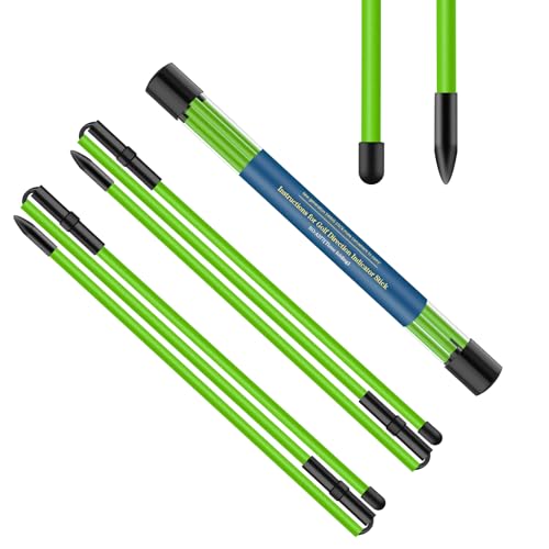 Golf Alignment Sticks 2 Pack,Golf Alignment Rods Upgraded 48" Collapsible Golf Practice Sticks Golf Training Aid for Aiming,Putting,Golf Training Sticks with Clear Tube Case - color: Green
