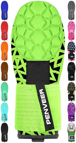 Baseball Sliding Mitt Youth & Adult, Sliding Glove for Baseball, Softball Sliding Guard, Left and Right Hands - color: Neon Green Texture, size: Adult