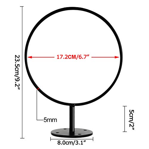 2 Pack Sports Ball Holders Wall Mount Display Rack for Basketball Volleyball Rugby Soccer, Black
