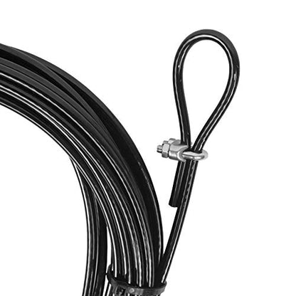 Aoneky 41ft 1/4'' Stainless Steel Volleyball Net Professional Replacement Cable