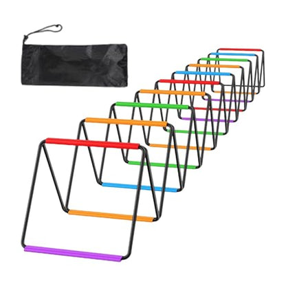 Vaveren Agility Ladder Jumping Obstacles for Men Women and Kids Flexible Folding Football Footwork Speed Ladder for Volleyball - size: 20 Grids