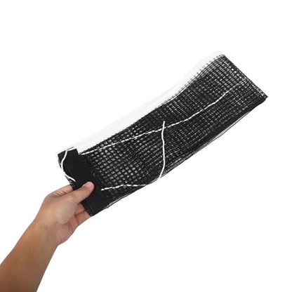 IMIKEYA Adjustable Black Table Tennis Net 182×15cm Nylon Outdoor Indoor Training Replacement Net for Ping Pong Table Sports Practice