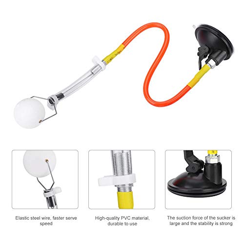 VGEBY Table Tennis Trainer, PVC Adjustable Rapid Ball Machine with Sucker Table Tennis Supplies Table Tennis Trainer Table Tennis Spin Trainer Best Serving
