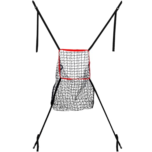 Kapler Football Kicking Net for Field Goals - 7X4FT Portable Football Throwing Net with Target Zone Attachment - Sideline Practice for Backyard Skill Improvement for Youth and Adults