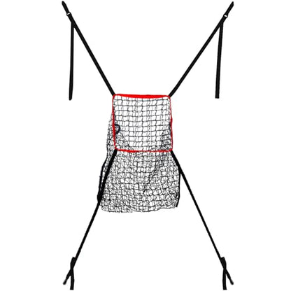 Kapler Football Kicking Net for Field Goals - 7X4FT Portable Football Throwing Net with Target Zone Attachment - Sideline Practice for Backyard Skill Improvement for Youth and Adults