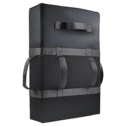 Football Training Blocking Pad: 26x18in Basketball Taekwondo Boxing Training Hitting Shield Tackle with Five Handles for Indoor Outdoor Adult Youth Men Use