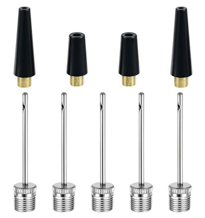 34 Pcs Bicycle Pump Needle, Ball Inflator Needles for Balls with Pump Needles, Universal Inflating Adapters for Bicycles, Sport Balls, Inflatables