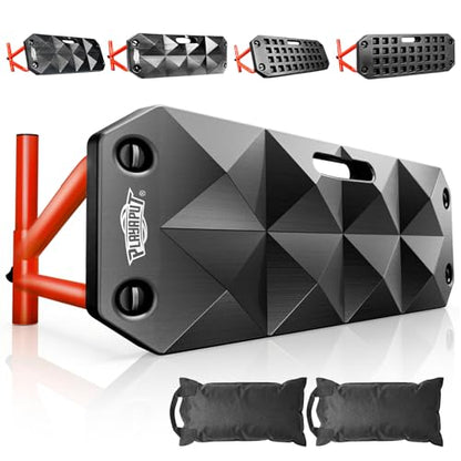 6-in-1 Soccer Rebounder Board - Dual Surface Adjustable Angle Soccer Wall with 6 Training Modes for Passing, Control & Reflex - Portable Soccer Training Equipment with 2 Sandbags for All Players
