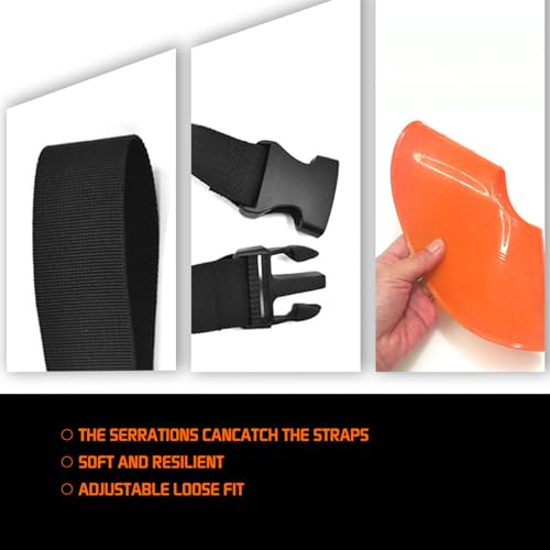 20Pcs Orange Soccer Disc Cones with Carry Strap Multi-Sport Training Cones Agility Soccer Football Markers for Sports Drills Practice Outdoor
