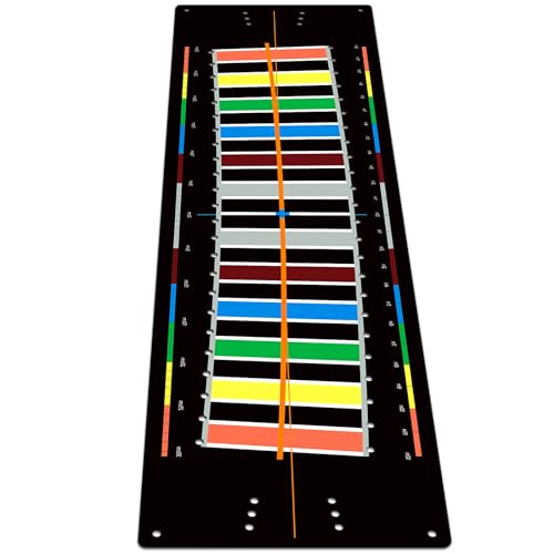 Silipull Golf Putting Mats Practice Indoor 30 x 8.27 Inch Golf Putting Practice Training Aid Alignment Track Green Mat Exercise Putter Training Supplies - color: Multicolor