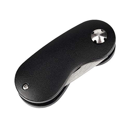 Mile High Life Golf Divot Repair Tool, All Metal Foldable Divot Tool with Pop-up Button & Magnetic Ball Marker - color: Black Curve