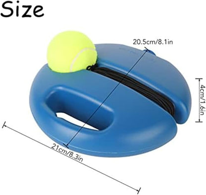Tennis Buddy, Tennis Trainer, Solo Practice Rebound Ball with Weighted Base, PortableTennis Training Equipment for Beginners, Backyard Training Aid, Self Return Practice Tool