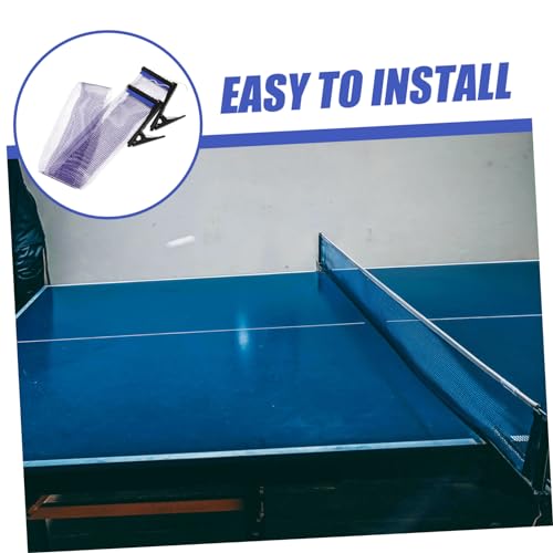 WOONEKY 1set Portable Table Tennis Net Easy Setup Use Material Design for Convenient Storage for Family Friends Games