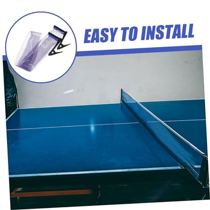 WOONEKY 1set Portable Table Tennis Net Easy Setup Use Material Design for Convenient Storage for Family Friends Games