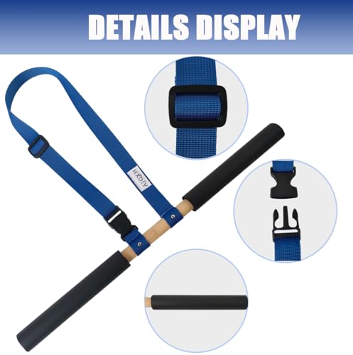 Bump-Pass Volleyball Training Kit Wood Stick for Correcting Bump-Pass, Passing Practice Training, Portable Splittable, Volleyball Hitting Trainer