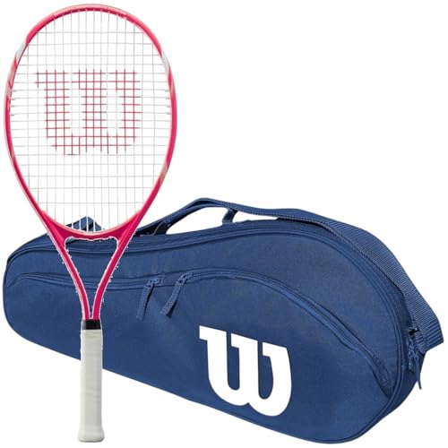 Wilson Tempest Pro Lite Tennis Racquet Bundled with an Advantage 2.5 Tennis Bag - color: Navy Advantage Bag