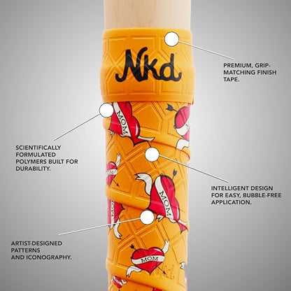 Naked Grips Iconic Collection | 1mm Baseball & Softball Bat Grips - color: Mom