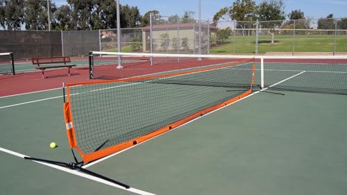 Bownet Soccer Goals for Backyard & Training – Portable Pop-Up Field Barrier Net with Sand Anchors & Travel Bag, Durable All-Weather Soccer Training Equipment - size: 18 x 2-Feet 9-Inch
