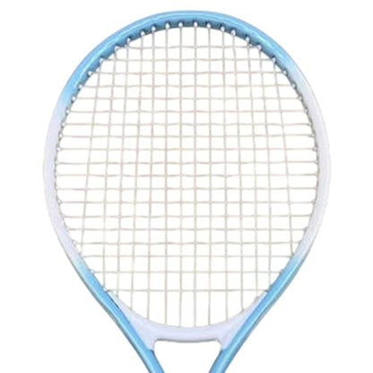 Tennis Racket, Tennis Equipment, Shockproof, Comfortable, Nylon Strings, Tennis Racket for Outdoor Leisure Game, Blue White