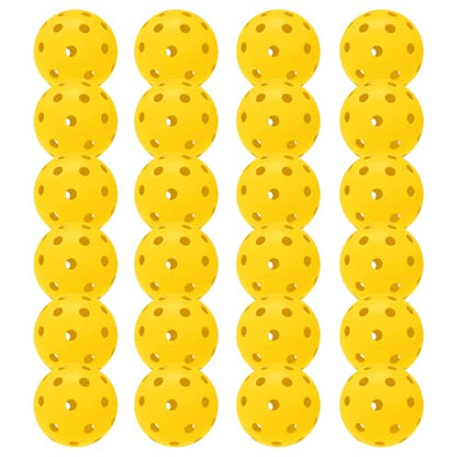 6 Pack Sports Outdoor Pickleballs - 40 Pickleball Balls - USA Pickleball Balls (USAPA) Approved - Official US Open Ball - color: Yellow, style: 24 - Pack