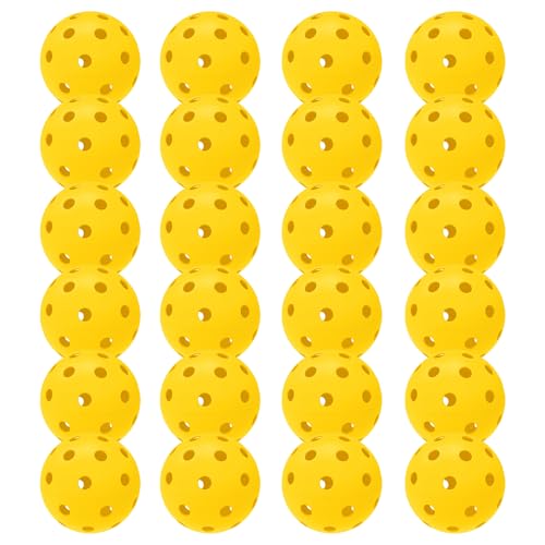 6 Pack Sports Outdoor Pickleballs - 40 Pickleball Balls - USA Pickleball Balls (USAPA) Approved - Official US Open Ball - color: Yellow, style: 24 - Pack