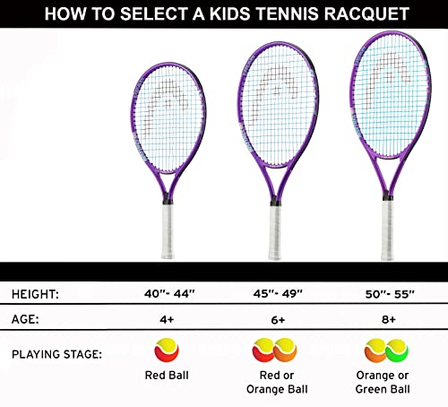 Head Instinct Junior Tennis Racquet Bundled w a Head Base Tennis Bag or Backpack - size: 25" Racquet, style: Tennis Backpack
