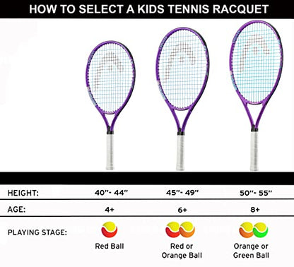 Head Instinct Junior Tennis Racquet Bundled w a Head Base Tennis Bag or Backpack - size: 25" Racquet, style: Tennis Backpack