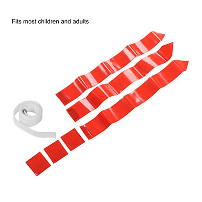 KANASI Football Belt Flag, PVC waist flag set with 3 flags for youth competition training games practices