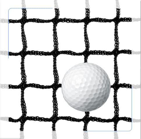 Amazgolf Golf Net,10Ft,15Ft,20Ft,25Ft, 30Ft, 40Ft Golf Practice Net,Sports Practice Barrier Net, Heavy Duty Ball Netting Golf Hitting Net, DIY Ball Net,Baseball Net Hockey Net and Chipping Net - size: 10*25ft