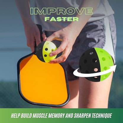 Premium Pickleball Ball Buddy – Hands-Free Pickleball Holder + Bonus Keychain