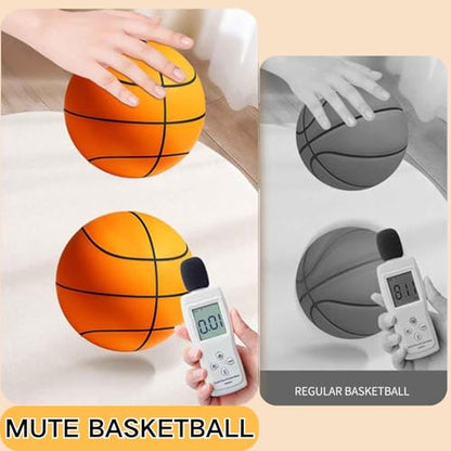 Silent Basketball Size7(29.5“),2026 Upgrade Silent Foam Basketball Indoor Training Ball, Foam Indoor Training Room Without Noise