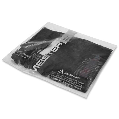 Meister Athlete Wash Bag - Mesh Sports Laundry Bag w/Zipper Lock - Black