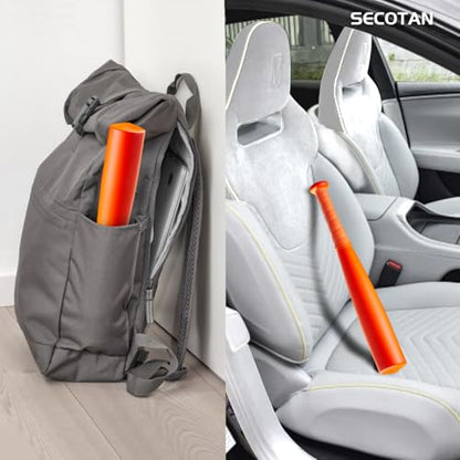 Baseball Bat, Aluminum One Hand 17-Inch Training Bat, Softball Bat, Home/Car/Self Defense, Batting Practice, Aluminum Bat, Truck Tire Checker Bat - color: Neon Orange