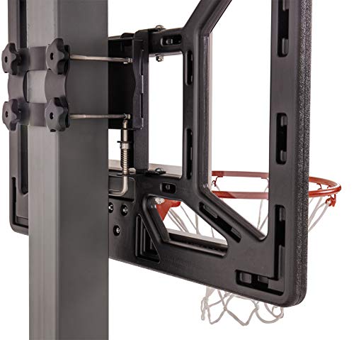 Silverback Junior Youth 33" Basketball Hoop with Lock ‘n Rock Mounting Technology Mounts to Round and Vertical Poles, Black (B8410W)