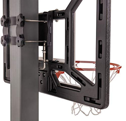 Silverback Junior Youth 33" Basketball Hoop with Lock ‘n Rock Mounting Technology Mounts to Round and Vertical Poles, Black (B8410W)