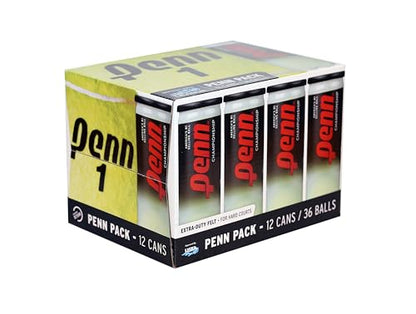 Penn Championship Tennis Balls - Extra Duty - style: 12 Cans, 36 Balls