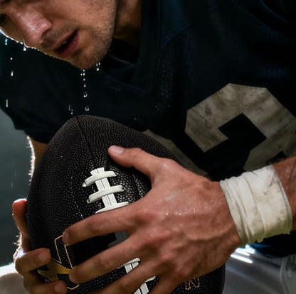 ZEESHINE Solo QB Throw & Rebound Training Official Size Football for Solo Wall Practice