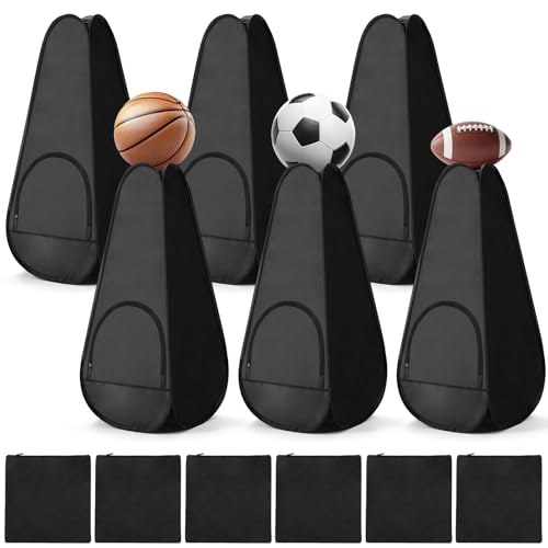 6 Pcs Basketball Blocker Pop Up Defender with Sand Bags Cone Blocking Dummy Training Mannequin Soccer and Basketball Defender Dummy Practice Equipment for Defence Training Drills