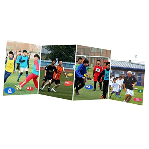 10Pcs Soccer Training Spot Markers Durable Football Roadblock Plates for Agility Drills and Games Non Slip